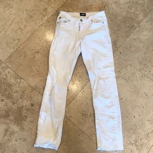 Hudson kids white distressed jeans